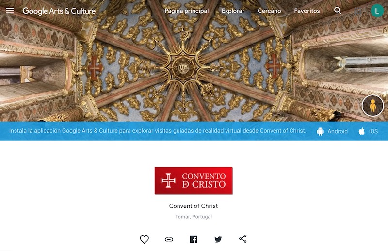 Paseo virtual por Convento de Cristo